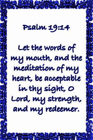 Psalm 19 14 10WBL